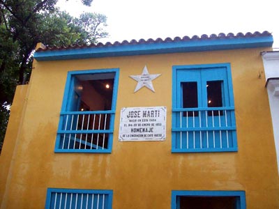 Casa natal de Jos Mart, hoy uno de los museos ms interesantes de La Habana Vieja, Cuba